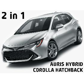 Toyota Corolla Hatchback and Auris 2019 3D model